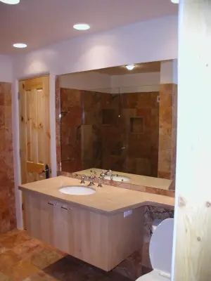 Tesuque, NM Bathroom Expansion — Kitchen Remodeling project by Pompei's Home Remodeling Inc.
