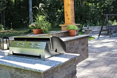 Alfresco Cooking Area — Kitchen Remodeling project by Stone Kitchens