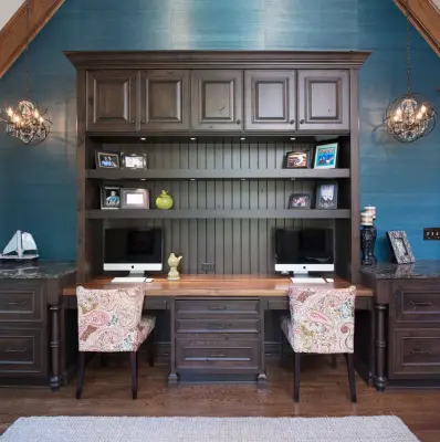 Overland Park Workspace — Kitchen Remodeling project by Kitchen Studio: Kansas City