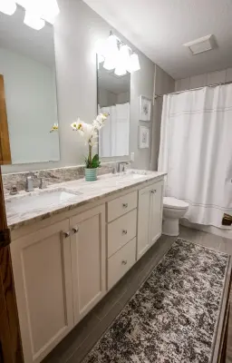 Plymouth Restroom — Kitchen Remodeling project by Neighborhood Building & Remodeling Co.