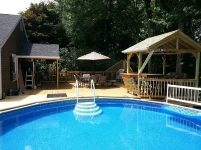 Tiki Bar Pool Deck — Kitchen Remodeling project by LaCroix Remodeling & Additions, Inc.