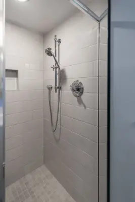 Poolside Bathing Area — Kitchen Remodeling project by The Kitchen And Bath People