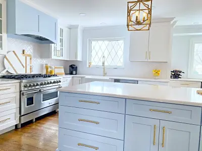 Powder Blue Bliss: Warson Woods Kitchen Makeover — Kitchen Remodeling project by Rothgangel Cabinetry And Home Improvement
