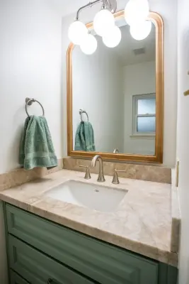 Falling Star Powder Room — Kitchen Remodeling project by Premium Residential Remodeling