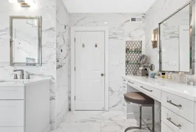 Winnetka Primary Bathroom Renovation — Kitchen Remodeling project by Airoom Architects-Builders-Remodelers
