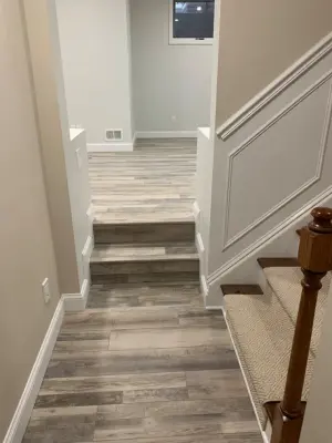 Rapid Basement Makeover — Kitchen Remodeling project by K & M Flooring-Renovations Inc.