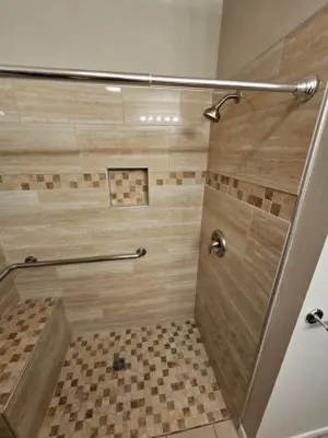 Bathroom Tile Setup — Kitchen Remodeling project by RC Contracting Remodeling