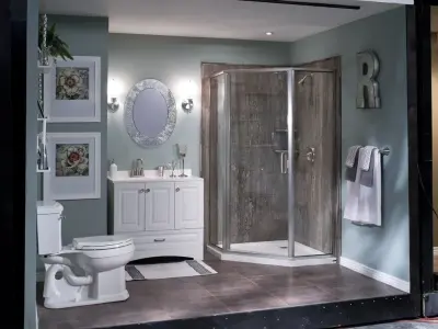 Transitional Bathroom Renovations by Re-Bath — Kitchen Remodeling project by Re-Bath