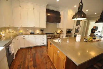 Restored Wormy Chestnut and White Kitchen — Kitchen Remodeling project by Hartert-Russell