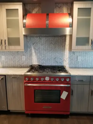 Crimson Kitchen Appliances — Kitchen Remodeling project by Home Run Remodeling & Construction, Inc.