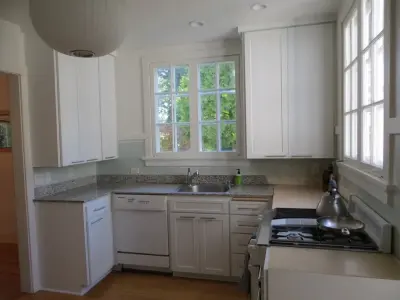 Stratus White Cabinet Refacing for Shaker Style — Kitchen Remodeling project by Kitchen Solvers Of Madison