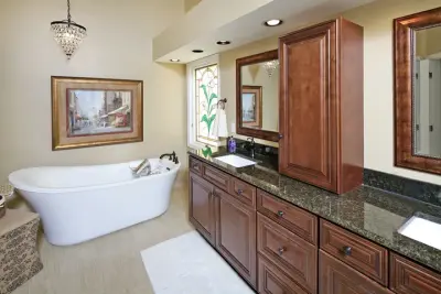 Serene Master Bathroom — Kitchen Remodeling project by Affordable Kitchens & Baths