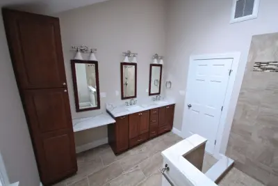 Traditional Bathroom Renovation with Double Vanity — Kitchen Remodeling project by Dan Martin Construction LLC