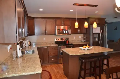 Midland, MI Kitchen Renovation for Reserved Shaker Style — Kitchen Remodeling project by Tri-City Remodeling & Nowak Cabinets
