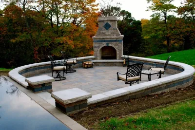 Traditional Backyard Patio — Landscape Construction project by Creative Hardscapes