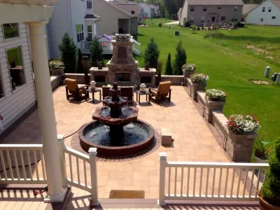Traditional Outdoor Space — Landscape Construction project by Creative Hardscapes