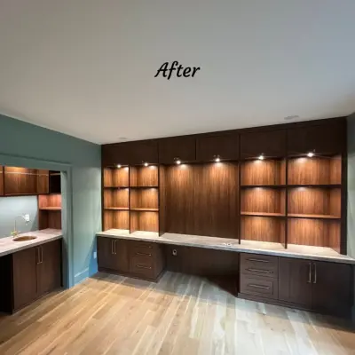 Living Space Renovation — Kitchen Remodeling project by Intown Craftsmen