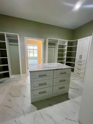 Rose Court Main Closet — Kitchen Remodeling project by Anna Kennedy With MBS Interiors