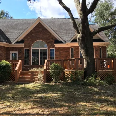 Backyard Retreat — Landscape Construction project by Creative Landscapes, Inc. in Pawleys Island
