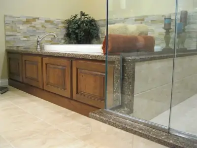 Mishawaka Main Bathroom Remodel — Kitchen Remodeling project by Kitchens Etc Inc.