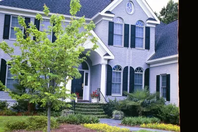 Traditional Front Entrance — Landscape Construction project by Creative Landscapes, Inc. in Myrtle Beach