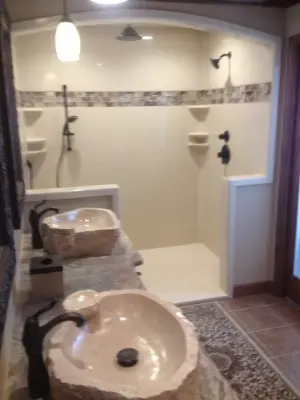 Country-Style Restroom — Kitchen Remodeling project by True Remodeling