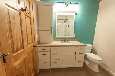 Rogers Park Restroom — Kitchen Remodeling project by Red Door Design