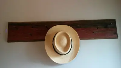 Bespoke Rustic Hat Rack Setup — Kitchen Remodeling project by DC Strategies, LLC