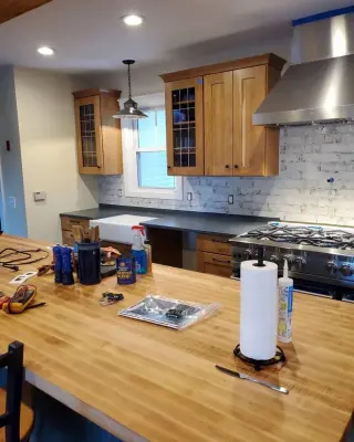 Country Style Tile Backsplash — Kitchen Remodeling project by Turner Contracting