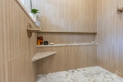 Kenwood Luxury Master Bath with Scandinavian Inspiration — Kitchen Remodeling project by Neal's Design Remodel