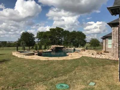 Tennyson Ct, Native Texas Pool by Crimson Landscape