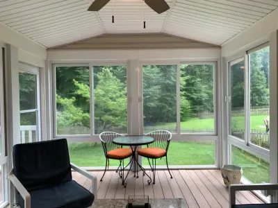 Porch Screen Transformation — Kitchen Remodeling project by Old Dominion Innovations, Inc.