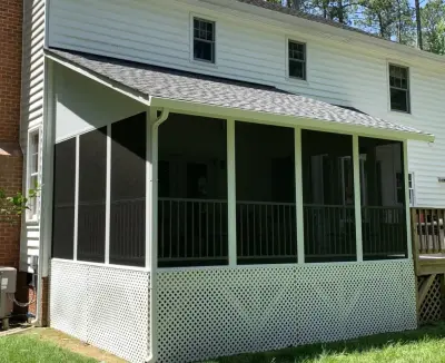 Porch Screen Enclosure — Kitchen Remodeling project by Old Dominion Innovations, Inc.
