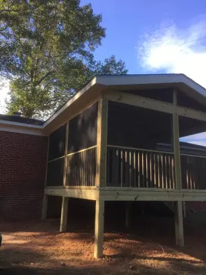 Enclosed Porch Extension — Kitchen Remodeling project by Bassett Home Services LLC