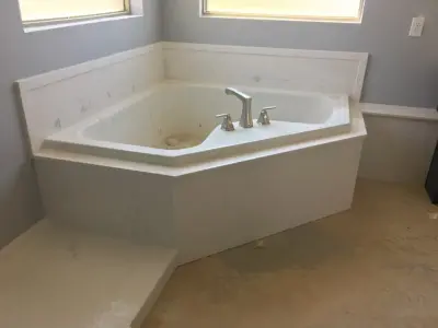 Smooth Tub and Shower Renovation — Kitchen Remodeling project by B&L Marble Co. Inc