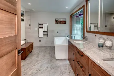 Tranquil Bathing Experience for Couples in Bellevue, WA — Kitchen Remodeling project by Nip Tuck Remodeling
