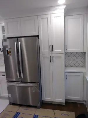 Fairview Park White Shaker Kitchen — Kitchen Remodeling project by Krueger Home Improvement Inc