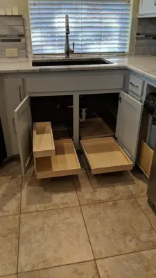 Shelf Wizard Tailored Cabinet Organization — Kitchen Remodeling project by Alliance Home Remodeling