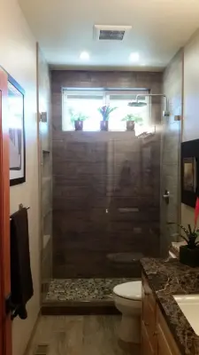 Sherwood Hall Restroom — Kitchen Remodeling project by On The Level Remodeling Company