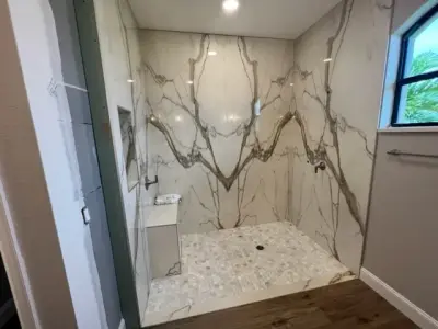 Bathroom Shower Renovations — Kitchen Remodeling project by Beyond The Box Renovations, LLC