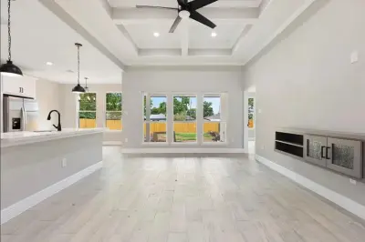 Pearland Texas New House Kitchen Renovation in White — Kitchen Remodeling project by Smart Remodeling LLC