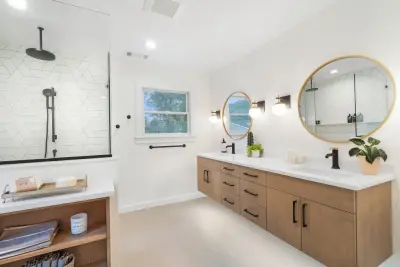 Modern and Stylish Bathroom Renovation in Denville, NJ — Kitchen Remodeling project by JMC Home Remodeling