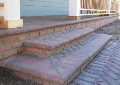 Stone Driveways and Walkways — Landscape Construction project by D & M Outdoor Living Spaces