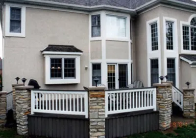 Stone Patio and Pavers — Landscape Construction project by D & M Outdoor Living Spaces