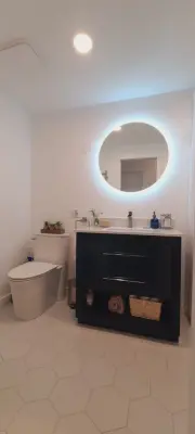 Compact Bathroom Renovation — Kitchen Remodeling project by Elevated Home Remodel