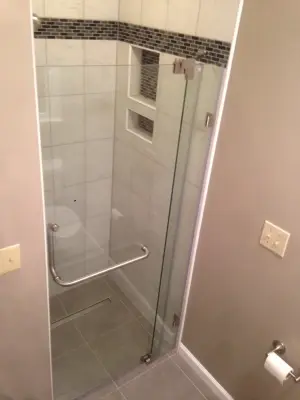 Chic and Compact Master Bathroom — Kitchen Remodeling project by In A Week. Guaranteed