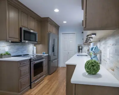 Compact Culinary Space — Kitchen Remodeling project by Greenbrook Design Center