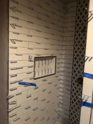 compact master bath — Kitchen Remodeling project by Spencer Remodeling