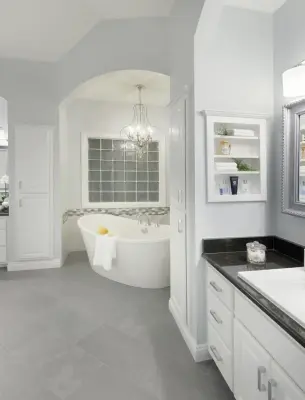 Luxury Retreat Bathroom — Kitchen Remodeling project by Rock Solid Renovations