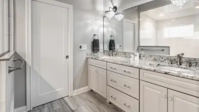 Serene Master Bathroom Retreat — Kitchen Remodeling project by Nicholas Design Build